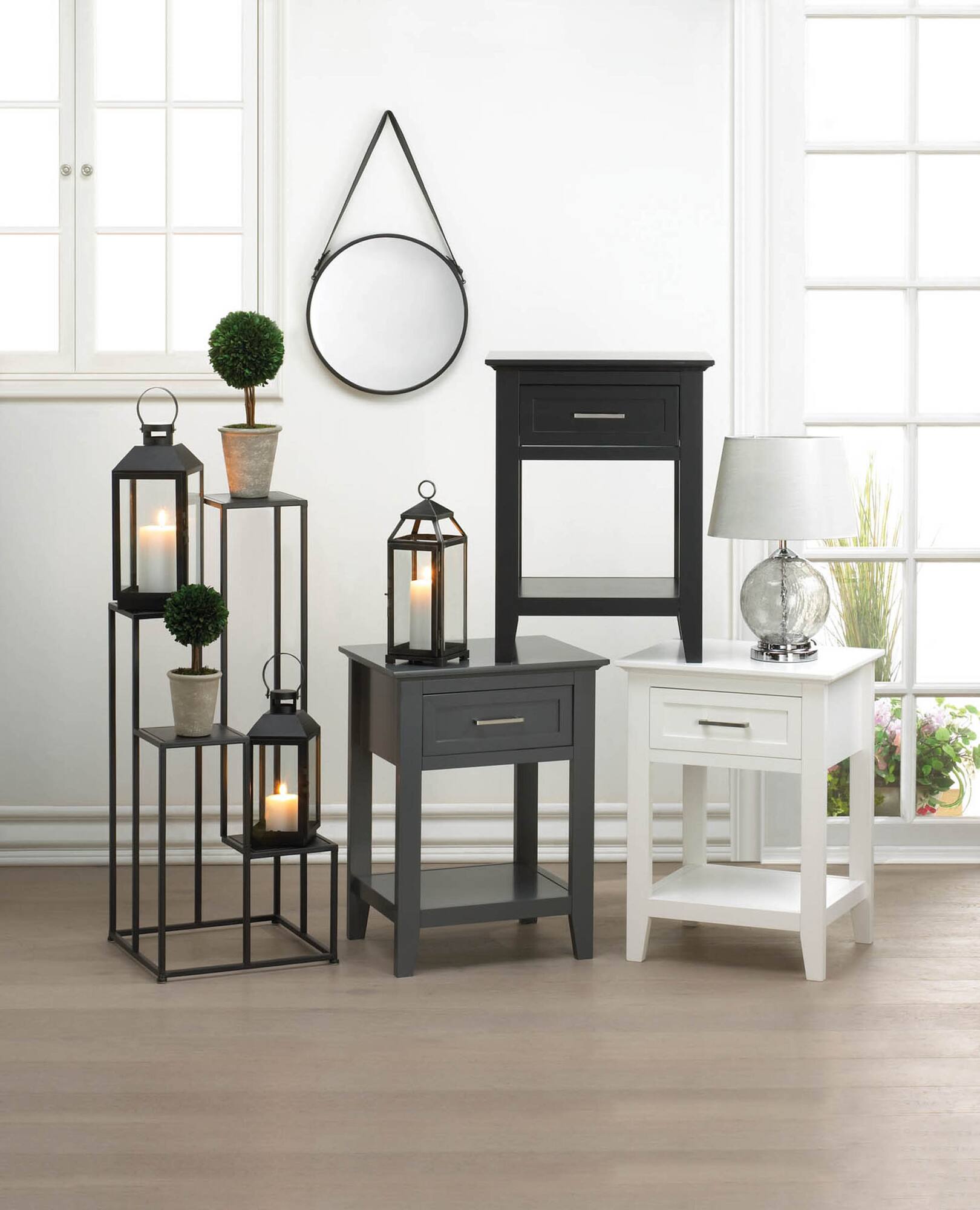 39'' Modern Four Tier Plant Stand